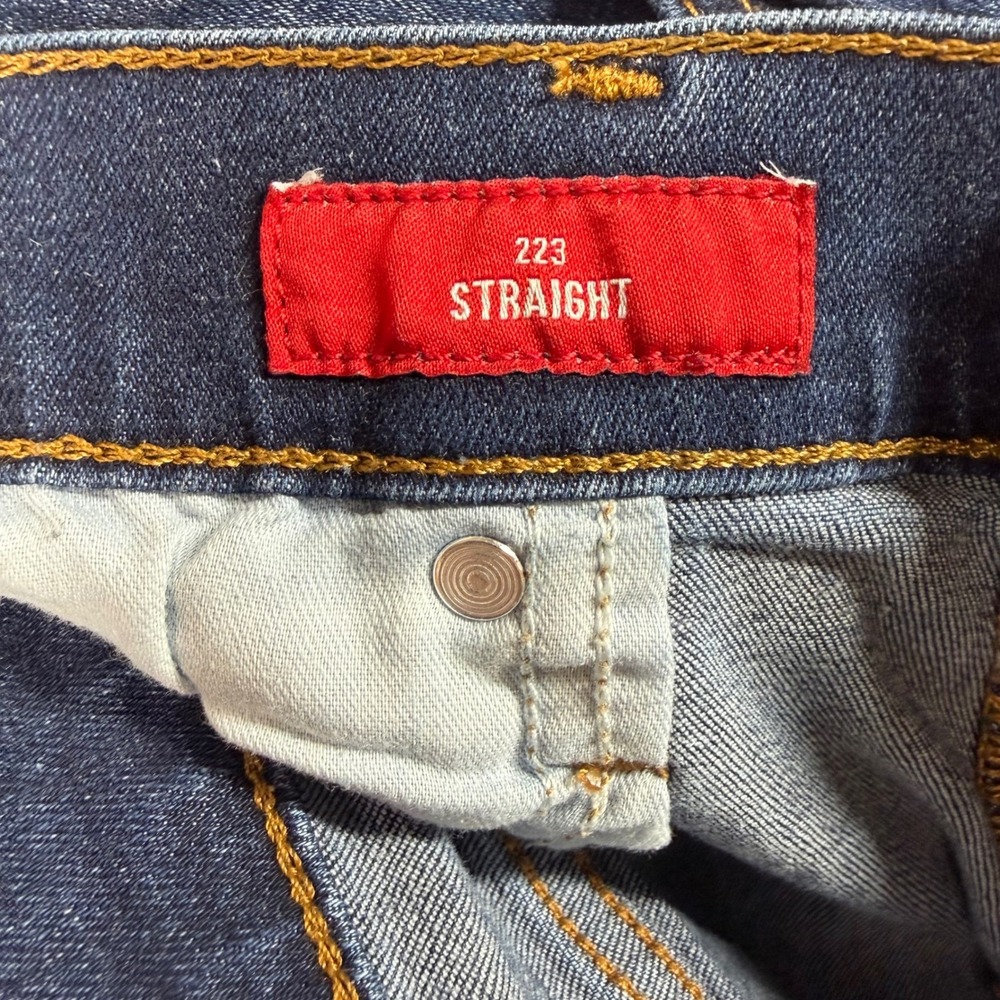 Lucky Brand 223 Straight Leg Jeans Mens 40x32 Blue Denim Indigo 168974 - Picture 6 of 10